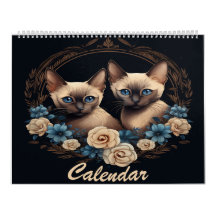 Siamese Cats Calendar