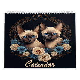 Siamese Cats Calendar Kalender