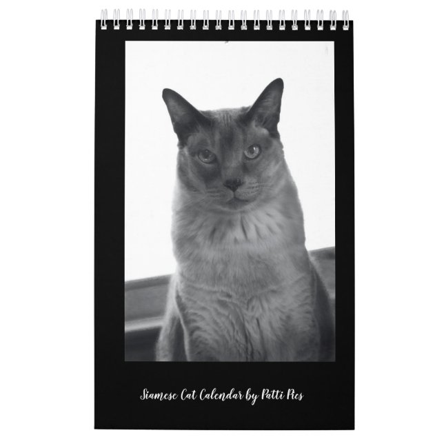 Siamese Cats Calendar Kalender (Baksida)