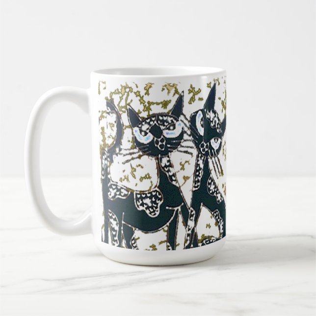 Siamese Cats Kaffemugg (Vänster)