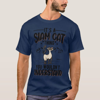 Siamese Catshing Siam Cat-vänner T Shirt