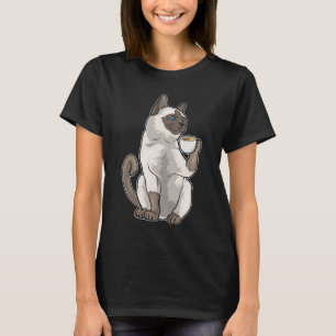 Siamese Coffee Kopp T Shirt