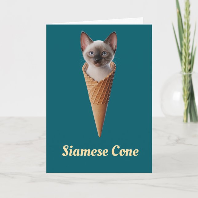 Siamese Cone Kort (Framsida)