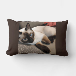 Siamese Digital Porträtt Lumbarkudde