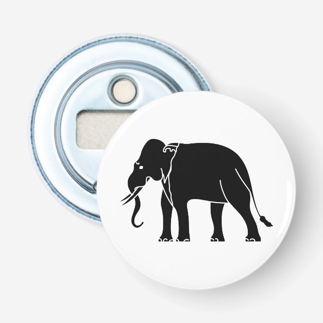 Siamese Elephant Flasköppnare (Framsidan)