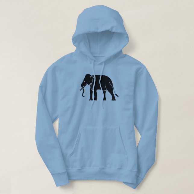 Siamese Elephant Hoodie (Design framsida)