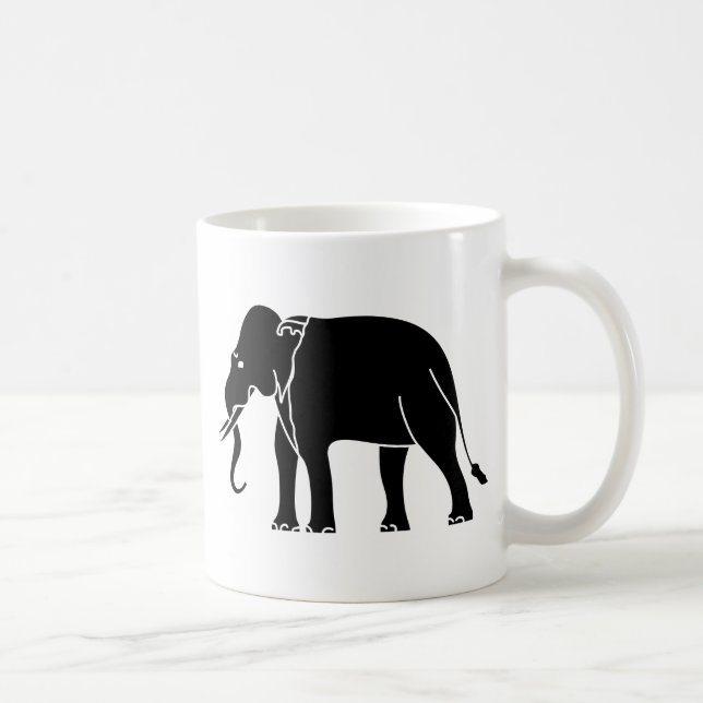 Siamese Elephant Kaffemugg (Höger)