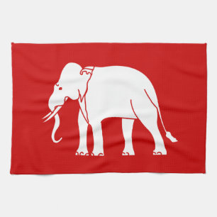 Siamese Elephant Kökshandduk