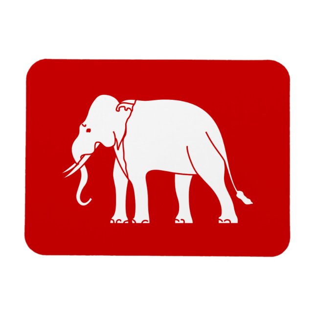 Siamese Elephant Magnet (Horisontell)