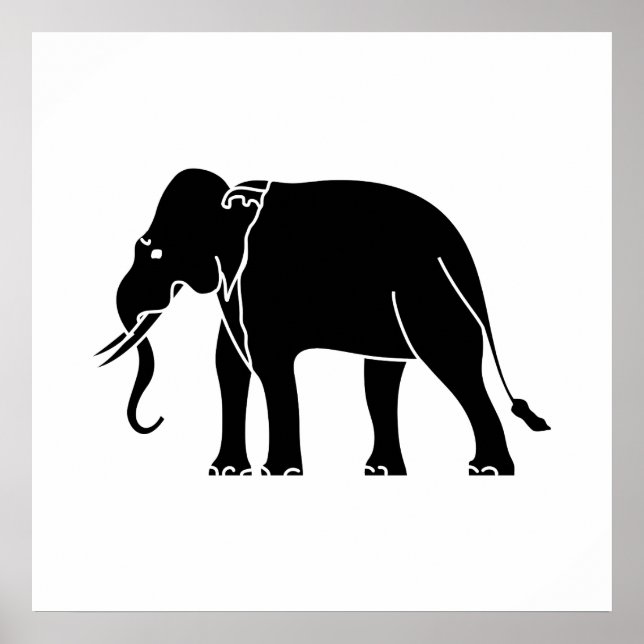 Siamese Elephant Poster (Framsidan)