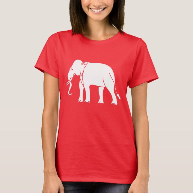 Siamese Elephant T Shirt (Framsida)