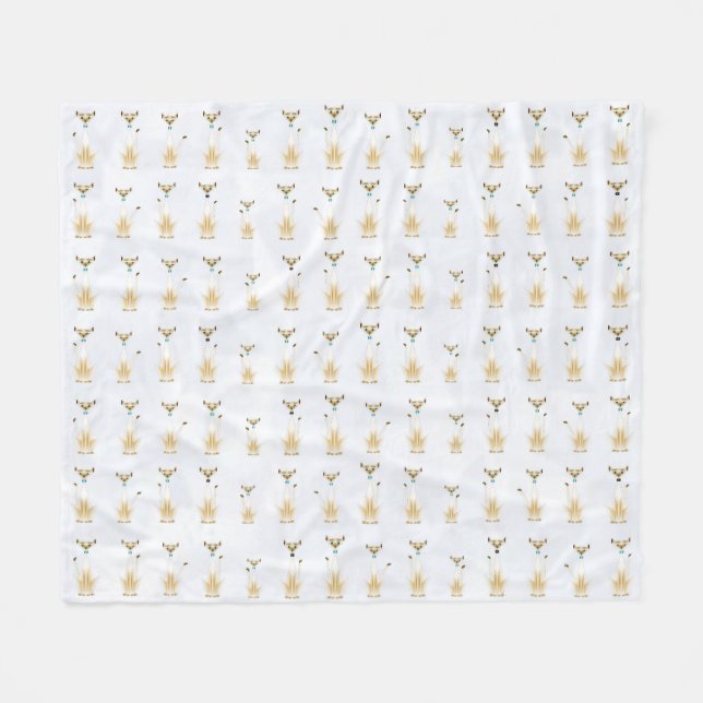 Siamese Fleece Blanket (Framsidan (Horisontell))