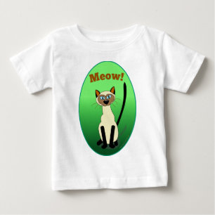 Siamese grön) begynna skjorta för katt ( t-shirt