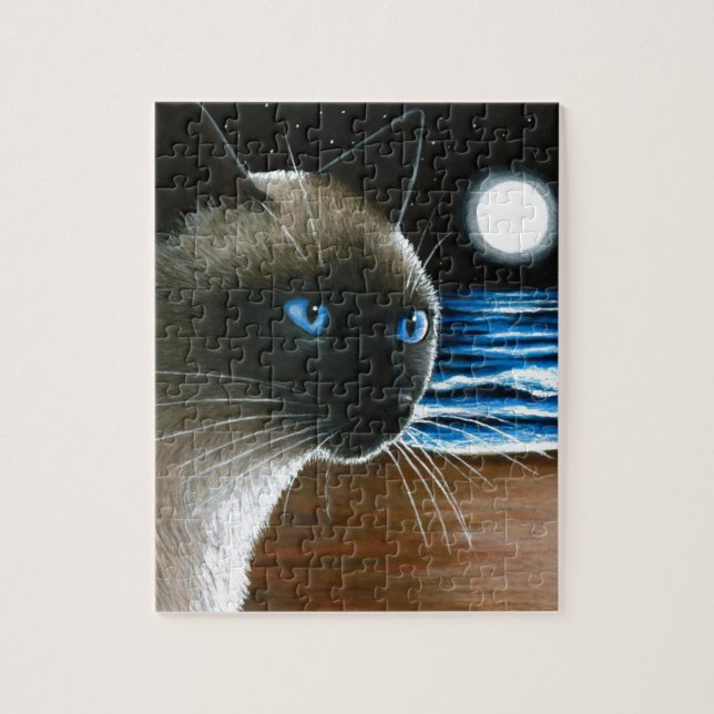Siamese katt 396 pussel (Vertikal)
