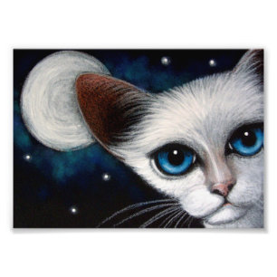 SIAMESE KATT 7" x 5", för Kodak fotopapper Fototryck