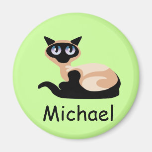 Siamese katt magnet