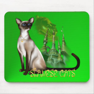 Siamese katt Mousepad Musmatta