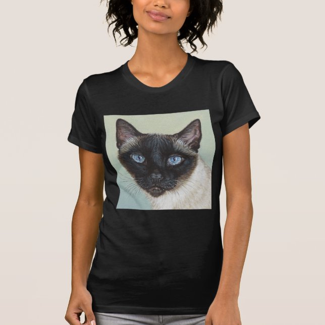 Siamese katt Murphy Tee (Framsida)