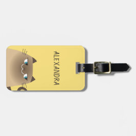 Siamese Katt Söt Bagagebricka