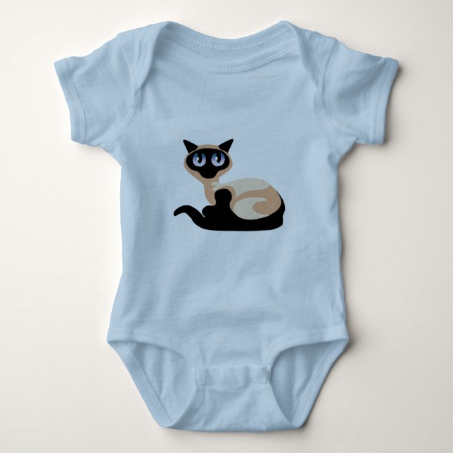 Siamese katt tee shirt (Framsida)