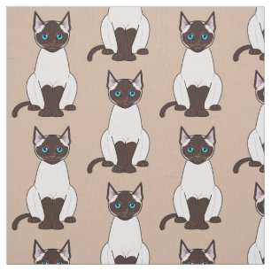 Siamese katt tyg