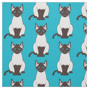 Siamese katt tyg