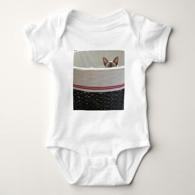 Siamese kattungeskjorta för Peekaboo Tee (Framsida)