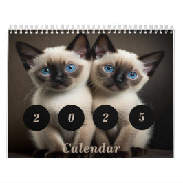 Siamese Kitten Anpassningsbar Calendar for Cat Lov Kalender