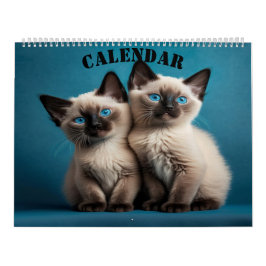 Siamese Kittens kalender