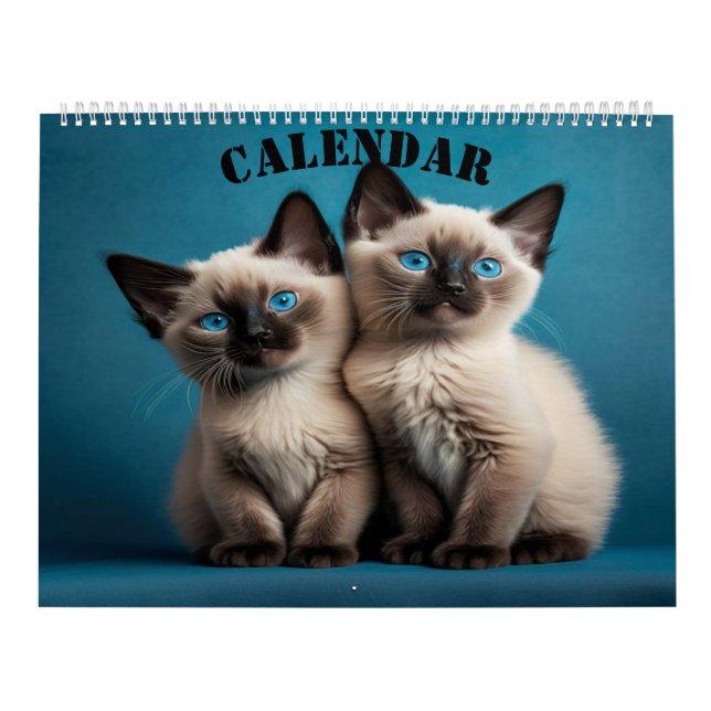 Siamese Kittens kalender (Omslag)