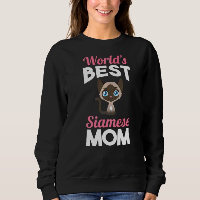 Siamese Mamma 1 T Shirt (Framsida)