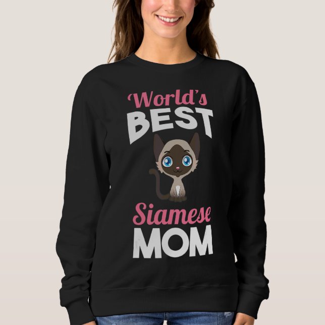 Siamese Mamma T Shirt (Framsida)