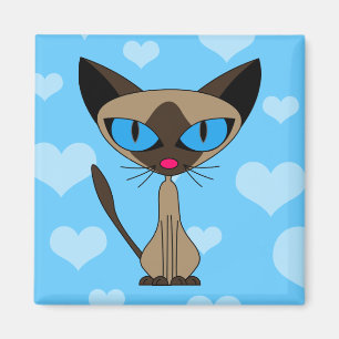 Siamese, om du behar - magnet