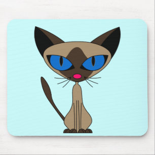 Siamese, om du behar - Mousepad Musmatta