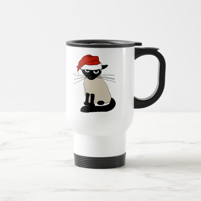 Siamese Santa Clause jul rolig katt semester Resemugg (Höger)