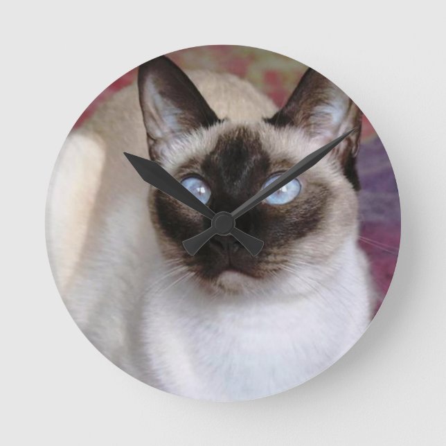 SIAMESE SKÖNHET RUND KLOCKA (Framsida)