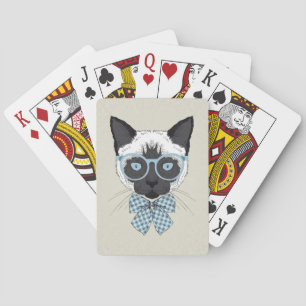 Siamese smart kattmode casinokort