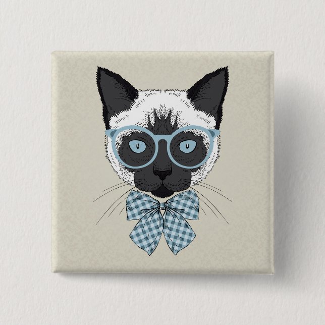 Siamese smart kattmode knapp (Framsida)