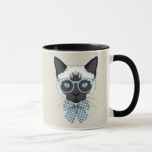 Siamese smart kattmode mugg