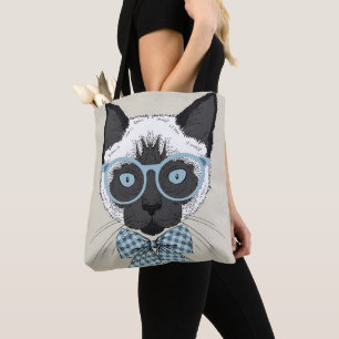 Siamese smart kattmode tygkasse