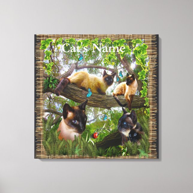 Siamese Sophie Canvastryck (Framsida)