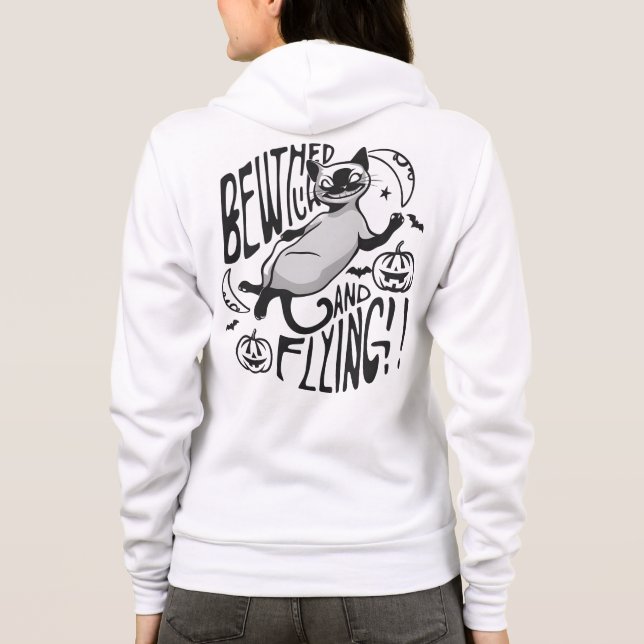 Siamese Sorcery: Bewitched and Soaring T Shirt (Baksida)