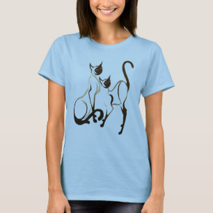 Siamese T-tröja två Tee