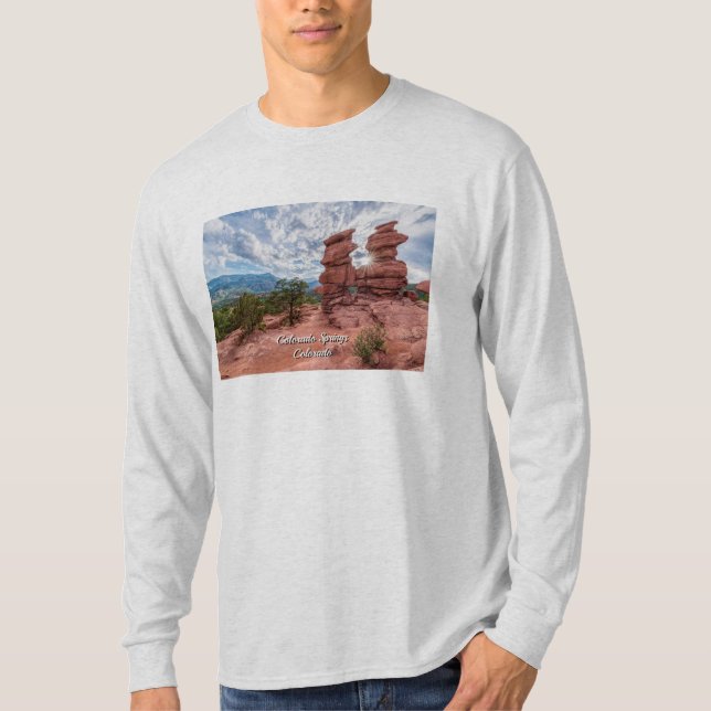 Siamese Twillingar Colorado Sunburst Långärmad TSh T Shirt (Framsida)