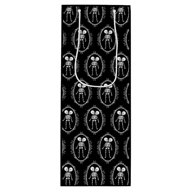 Siamese Twillingars Skeleton Gift Bag (Framsidan)