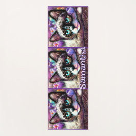 Siamese White Kattunge Crocus Blommigt Personlig