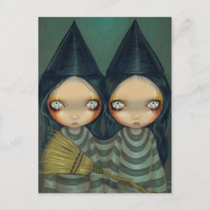 "Siamese Witch Twillingars" vykort