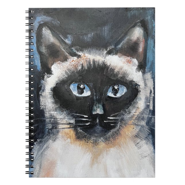siameser katt anteckningsbok (Framsidan)