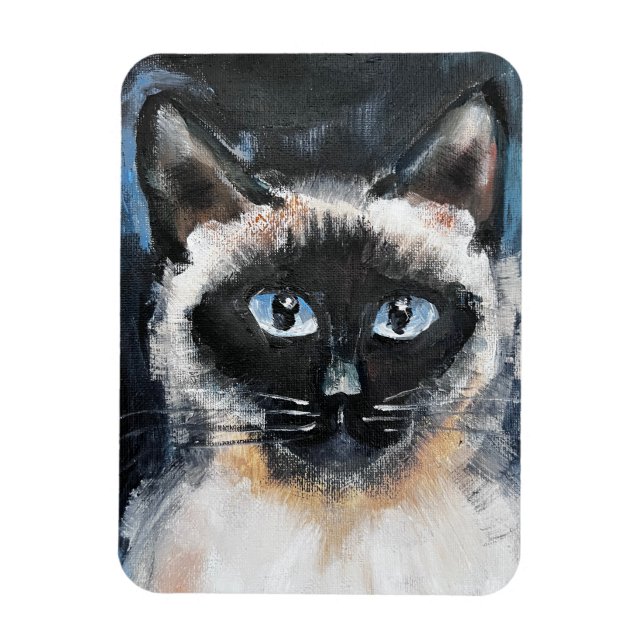 siameser katt magnet (Vertikal)