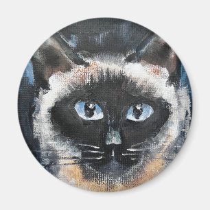 siameser katt magnet